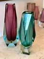 Murano Sommerso art glass vases c.1960 - European Antiques