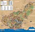 Provincia de Granada. mapa artístico e ilustradopergeo.es