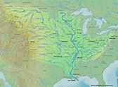 Karten des Mississippi Rivers - Maps of the Misssissippi River