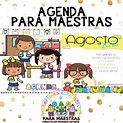 Bonita agenda para maestras | Materiales Educativos para Maestras