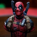 3D Print of Deadpool Bust (Remastered Supportless Edition) by DavidTRoa