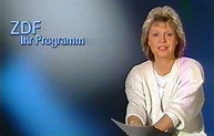 Deutsche TV ansagerinnen: Mady Riehl 6 juni 1987 ansage ZDF Ihr ...