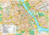 Warsaw tourist map - Ontheworldmap.com
