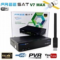 [Freesat V7 Max] FTA DVB S2 Satellite Receiver+USB WIFI Dongle 1080P HD ...