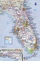 Large Detailed Roads And Highways Map Of Florida State With All Cities ...