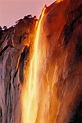 Amazing pics shows Yosemite’s rare ‘FIREFALL’ phenomenon which creates ...