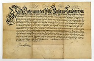 Urkunde mit eigenh. U. by Nassau-Dillenburg, Juliane von, Landgräfin ...