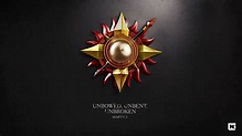 Unbowed, Unbent, Unbroken logo, Game of Thrones, A Song of Ice and Fire ...