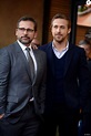 Steve Carel et Ryan Gosling sur le Hollywood Walk of Fame le 6 janvier ...