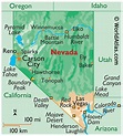 Datos y mapas de Nevada | VyStates.com