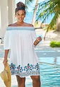 Off-The-Shoulder Cover Up| Plus Size Swimsuit Cover Ups | Full Beauty