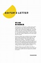Editor’s Letter - Design Studies