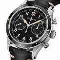 Montblanc 1858 Automatic Chronograph Mens Watch 126915 Black Dial and ...