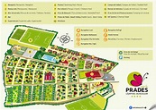 Mapa del camping - Camping Prades