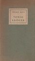 TONIO KRÖGER 101-105 Auflage von Mann, Thomas: Very Good Hardcover ...