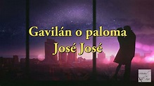 José José - Gavilán o Paloma (Letra) - YouTube