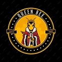 Emblema de abeja reina | Vector Premium