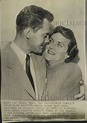 1951 Actor John Agar with Model Loretta Barnett Combs after marriage ...
