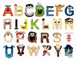 i want this on their nursery wall | Muppets, Muppet babies, Alphabet images