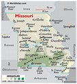 Mapas y datos de Missouri - Atlas mundial | Arquidia Mantina