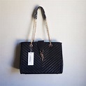 Cartera Yves Saint Laurent Negra, Mediana (no Guess,no Mk) - S/ 300,00 ...