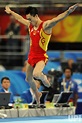 Photo: Chinese gymnast Yang Wei performs floor exercise ...