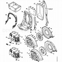 Stihl backpack blower parts diagram
