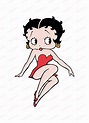 Betty Boop SVG 14 Svg Dxf Cricut Silhouette Cut File | Etsy