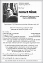 Richard Kühne († 28/06/2018) | Inmemoriam