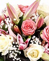 Elegant bouquet of lilies and roses | Magnolia.ro