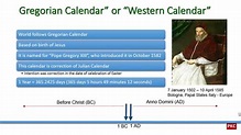Calendars - Gregorian Calendar - YouTube