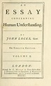 An essay concerning human understanding by John Locke | Open Library