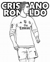 Dibujos de Cristiano Ronaldo para Colorear, Pintar e Imprimir ...