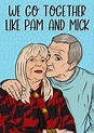 Pam and Mick couples card - Gavin & Stacey | thortful