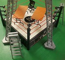 WWE Wrestling Ring Exclusive Playset Tables Ladders Chairs TLC Kmart ...