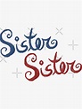 "Sister Sister - TV Show" Sticker for Sale by SavedByTheCraft | Redbubble