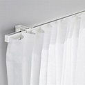 VIDGA - 單軌窗簾軌道, 白色 | IKEA 線上購物