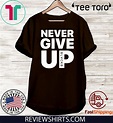 Mo Salah Never Give Up Official T-Shirt