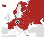 German Occupied Europe Map Ww2 - MAP OF EUROPE NAZI OCCUPATION ...
