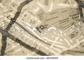 Hampstead School London Uk Map Stock Photo 483198493 | Shutterstock