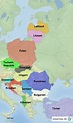 StepMap - Osteuropa - Landkarte für Deutschland