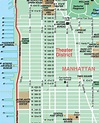 Broadway-Theater District map, New York City | Trasporti, New york, Autobus