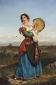 Auguste Charpentier (Paris 1813-1880) , The tambourine player | Christie's