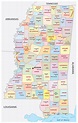 Printable Mississippi County Map