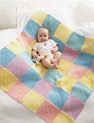 Yarnspirations.com - Bernat Mitered Squares Blanket - Patterns ...