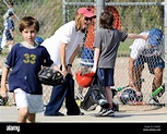 Calista flockhart son liam leaving hi-res stock photography and images ...