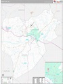 Lenoir County, NC Wall Map Premium Style by MarketMAPS