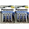 Panasonic 5741 8PC AA Batteries Super Heavy Duty Power Carbon Zinc ...