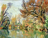 Banks of the Seine Painting | Armand Guillaumin Oil Paintings