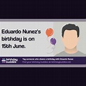Eduardo Núñez's birthday is 15th June 1987